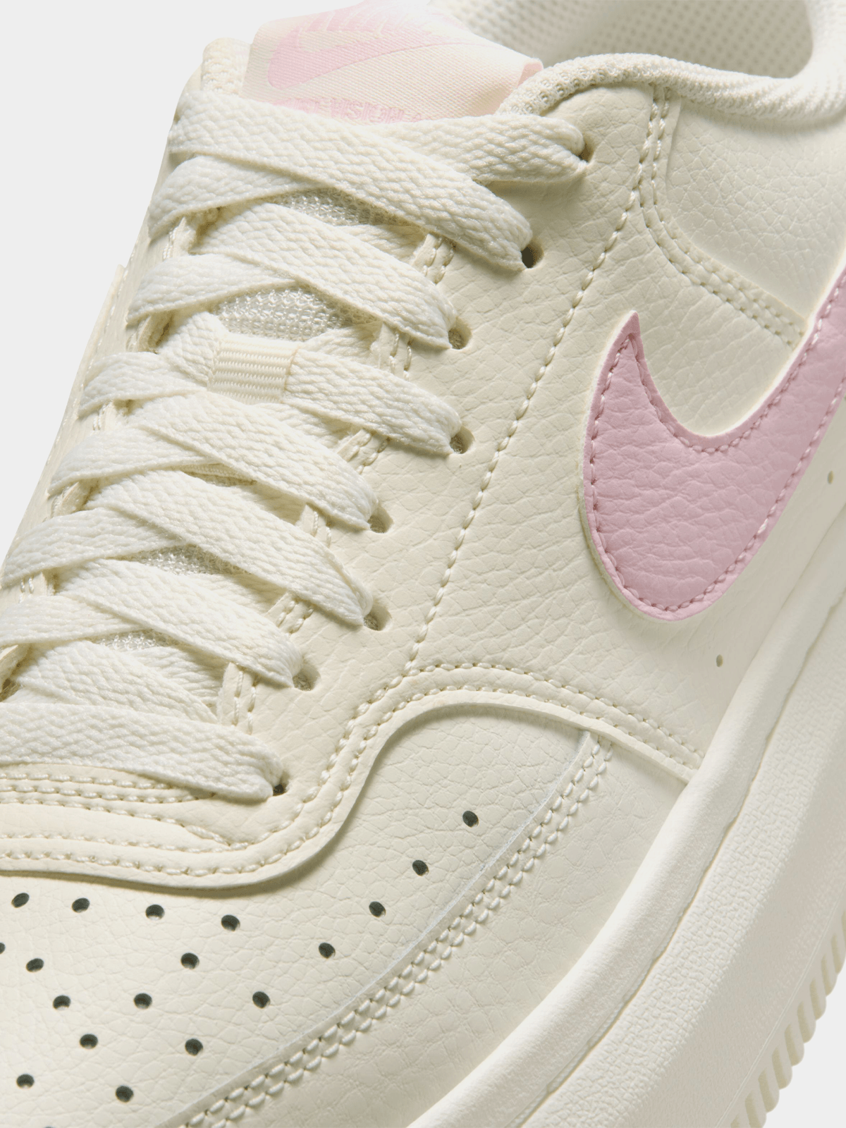 Nike Womens Court Vision Alta Sail Sneakers