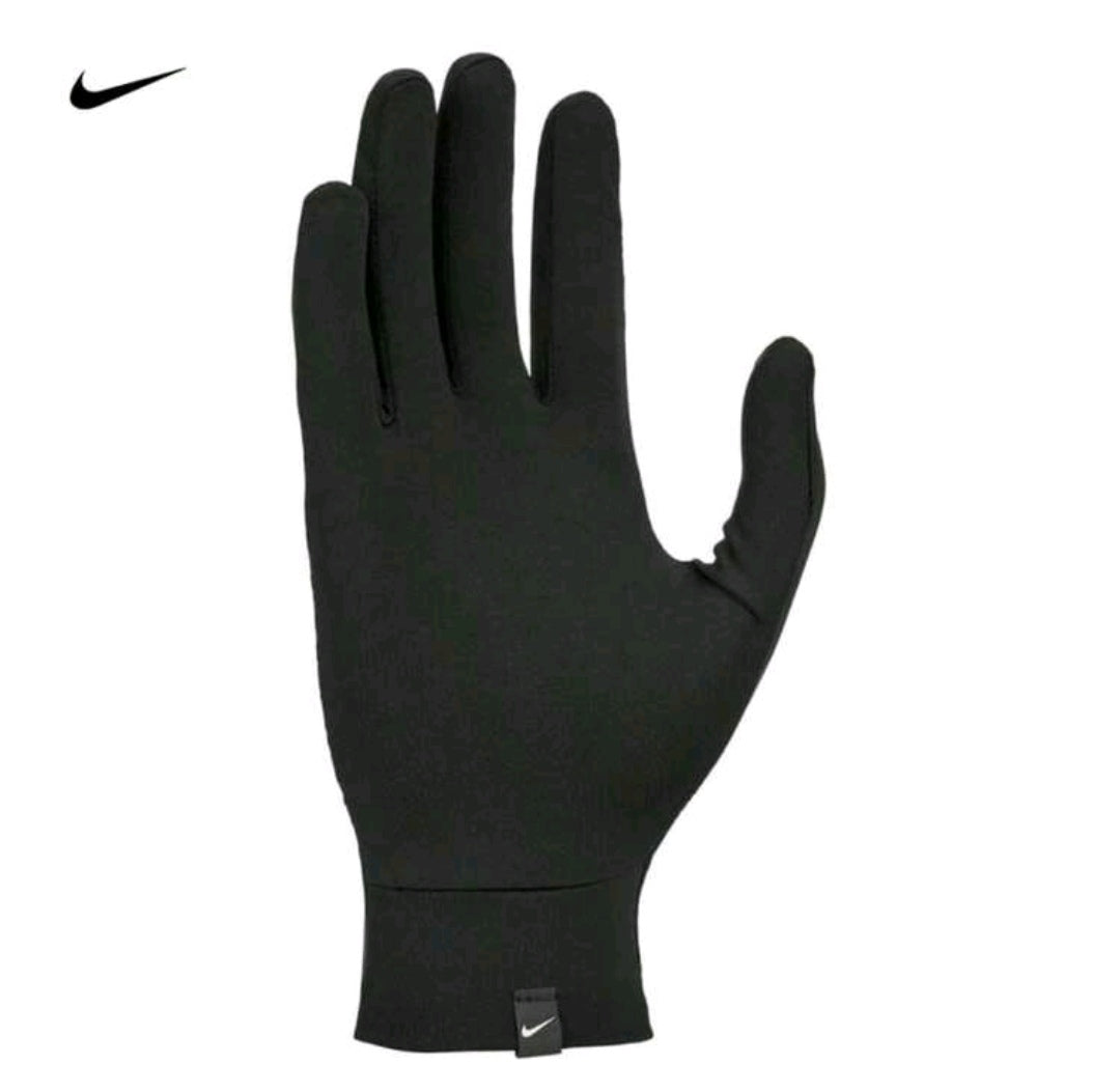 Nike Sports Gloves Unisex Outdoor Cycling Football Running Anti-Slip Warm Windproof Quick-Drying Black